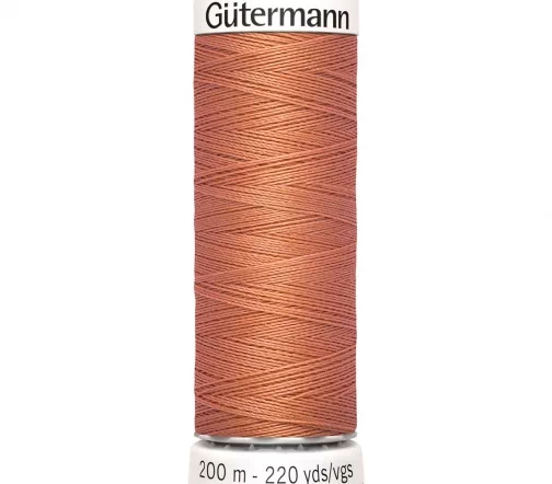 Нить Sew All для всех материалов, 200м, 100% п/э, цвет 377 карамельно-абрикосовый, Gutermann 748277