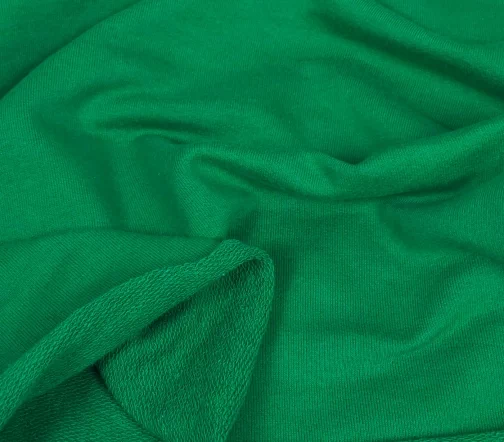 Футер петля однотонный, цвет светло-зеленый, 1042203