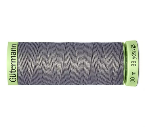 Нить Top Stitch для отстрочки, 30м, 100% п/э, цвет 496 серо-стальной, Gutermann 744506