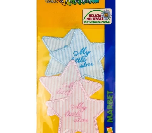 Термоаппликации Marbet "Звезды My little star", 6,7 x 6 см, 4 шт., 569543