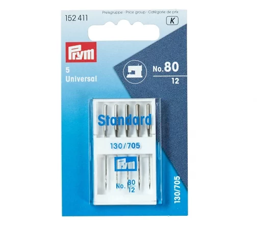 152411 Иглы для швейных машин универсальные № 80 *5шт. Prym
