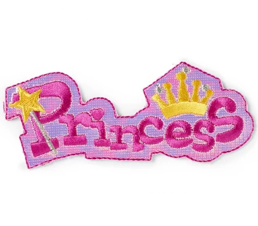 925331 Термоаппликация "Принцесса", розовый цв., 10х4 см, Prym