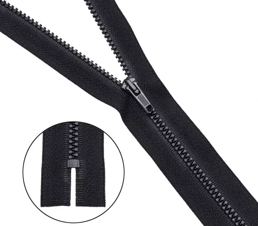 Молния ARTA "трактор" неразъемная, Т4,5 - 25см (2073) (077 черный), 206-25-077