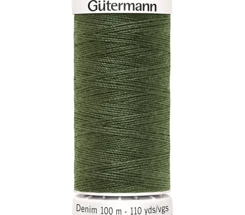 Нить Denim для джинсовой ткани, 100м, 100% п/э, цвет 9250, Gutermann 700160