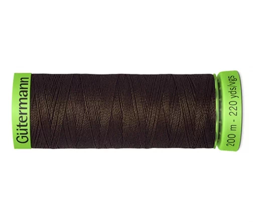 Нить Extra Fine 150 для особо деликатных тканей, 200м, 100% п/э, цвет 406 шоколад, Gutermann 744581
