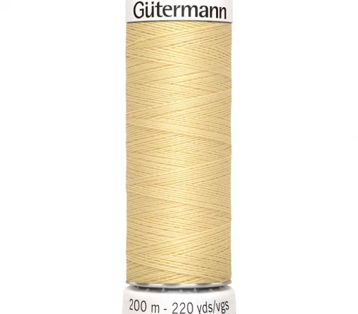 Нить Sew All для всех материалов, 200м, 100% п/э, цвет 325 шампань, Gutermann 748277