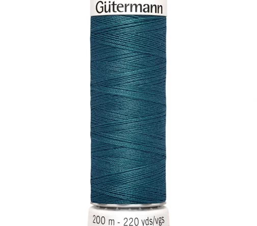 Нить Sew All для всех материалов, 200м, 100% п/э, цвет 223 лазурно-бирюзовый, Gutermann 748277