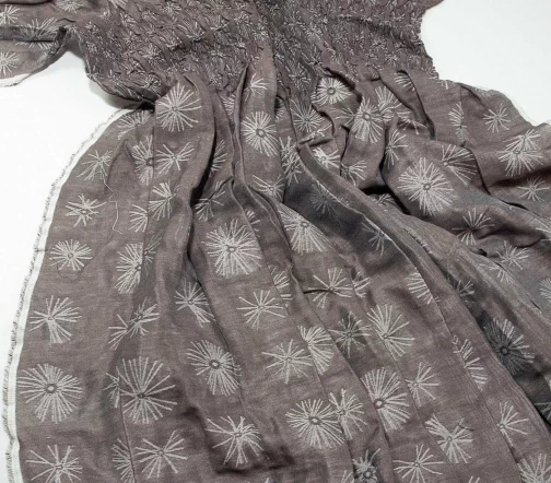 Юбочные купоны "Жемчужные звёзды", фон коричневый, 02004к