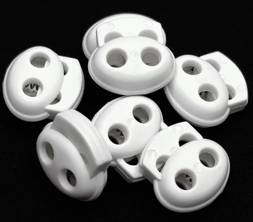 Ограничитель для шнура DILL, пластик, цвет белый, 18 мм