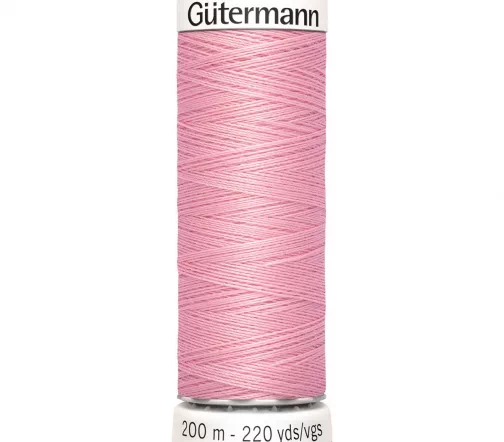 Нить Sew All для всех материалов, 200м, 100% п/э, цвет 043 бледно-розовый, Gutermann 748277