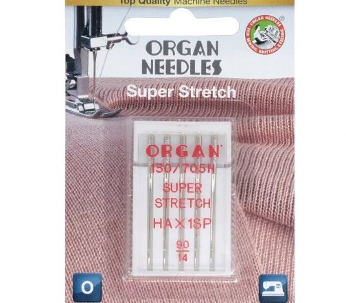 Иглы супер стрейч № 90 (5шт), блистер, ORGAN, 502495