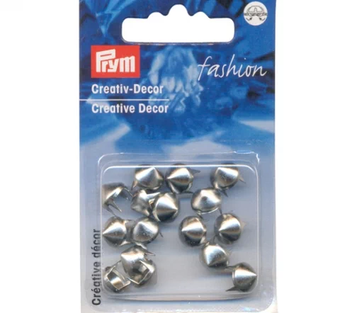 403651 Заклепки 'Конус', серебристый, 9 мм, упак./16 шт., Prym