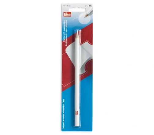 611802 Маркировочный карандаш, следы удаляются при помощи воды, цвет белый, Prym