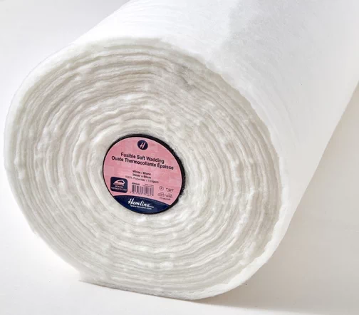 HN640 Синтепон прокладочный клеевой, средней плотности, 135 г/м2, белый, Hemline