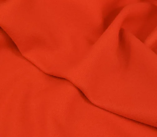 Шерсть пальтовая однотонная, цвет оранжевый, 1092301-2