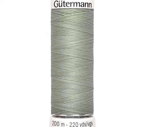 Нить Sew All для всех материалов, 200м, 100% п/э, цвет 261 галечно-серый, Gutermann 748277
