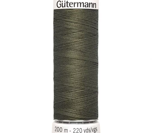 Нить Sew All для всех материалов, 200м, 100% п/э, цвет 676 св.хаки, Gutermann 748277
