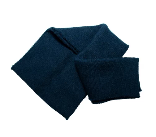 Кромка трикотаж, полушерсть, цвет синий, 134-015