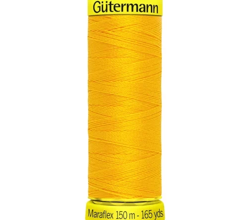 Нить Maraflex для трикотажа, 150м, 100% п/э, цвет 417 одуванчиковый, Gutermann 777000