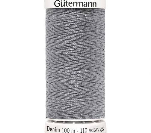 Нить Denim для джинсовой ткани, 100м, 100% п/э, цвет 9625, Gutermann 700160