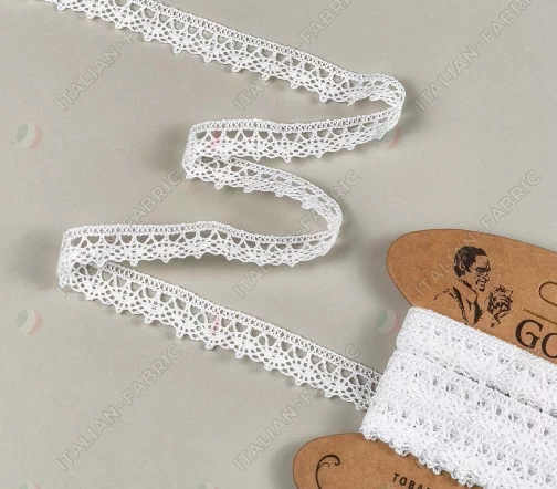 Кружево плетеное GOODMAN, ширина 10 мм, уп./5 м, цвет белый