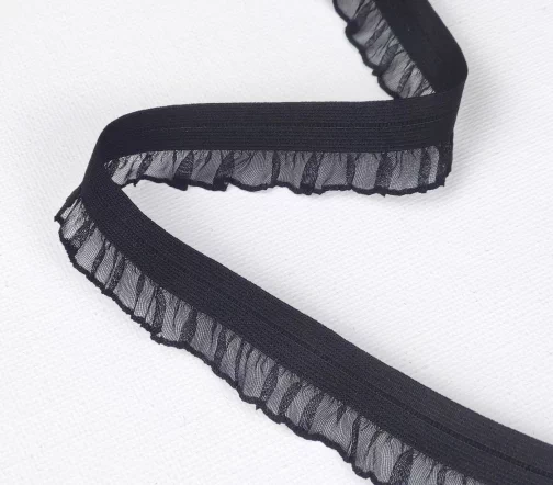 Резинка PEGA окантовочная, 19 мм, 78% п/а, 22% полиуретан, цвет черный