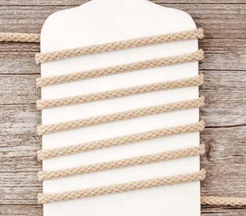 Шнур хлопковый PEGA, цвет бежевый, 5 мм