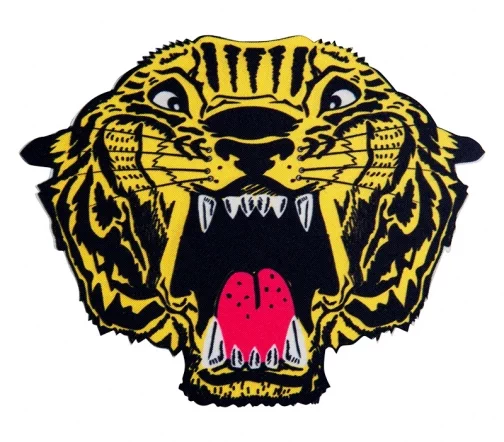 Термоаппликация HKM "Морда тигра крупная", 14 х 11 см, 39337