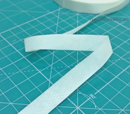 Лента клеевая "паутинка" сетка на бумаге, 15 мм, цвет белый, ZG 704 T15