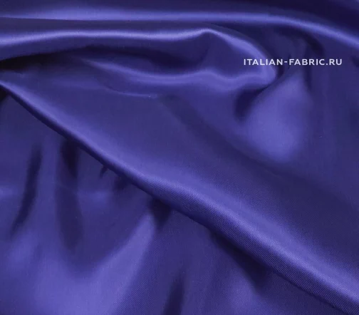 Подкладочная ткань однотонная, цвет сине-фиолетовый, 3092017