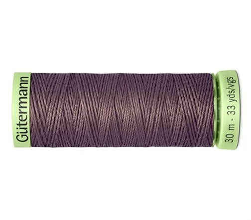 Нить Top Stitch для отстрочки, 30м, 100% п/э, цвет 127 т.серо-сиреневый, Gutermann 744506