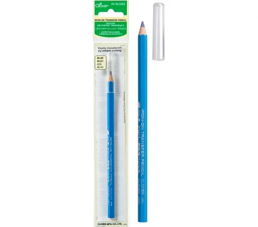5005 Карандаш переводной (бумага-ткань), цвет голубой, Clover