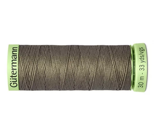 Нить Top Stitch для отстрочки, 30м, 100% п/э, цвет 727 дымчато серо-зеленый, Gutermann 744506