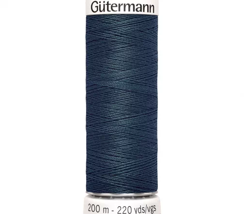 Нить Sew All для всех материалов, 200м, 100% п/э, цвет 598 серо-зеленый, Gutermann 748277