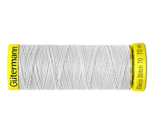 Нить Deco Stitch 70 для декоративных швов, 70м, п/э 100%, цвет 008, Gutermann 702160
