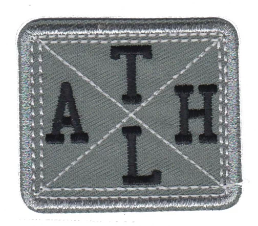 Термоаппликация "ATHL", 4,5 х 5 см, арт. 565051