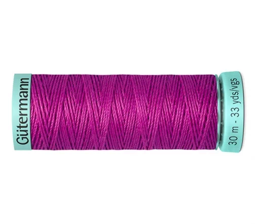 Нить Silk R 753 для фасонных швов, 30м, 100% шелк, цвет 321 малабарская слива, Gutermann 723878