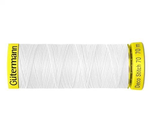 Нить Deco Stitch 70 для декоративных швов, 70м, п/э 100%, цвет 800, Gutermann 702160