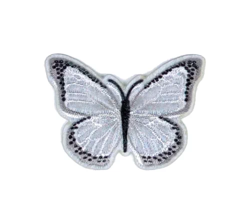 Термоаппликация Marbet "Бабочка", 2,9 х 3,9 см, цвет серый, 565747.009