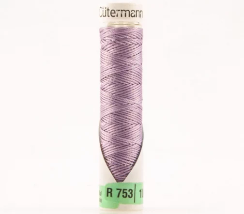 Нить Silk R 753 для фасонных швов, 10м, 100% шелк, цвет 568 чайная роза, Gutermann 703184