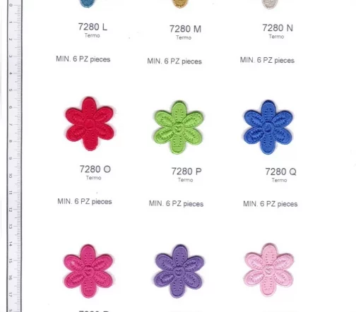 Термоаппликации Marbet "Цветочки", d 3 см, 9 шт., 567280