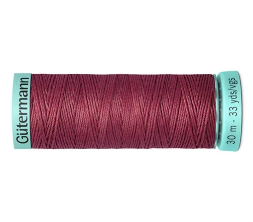 Нить Silk R 753 для фасонных швов, 30м, 100% шелк, цвет 730 т.розовый шелк, Gutermann 723878