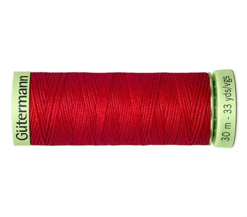 Нить Top Stitch для отстрочки, 30м, 100% п/э, цвет 365 ярко-алый, Gutermann 744506