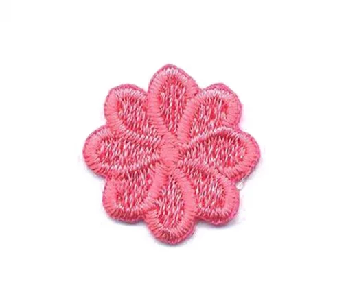 Термоаппликация Marbet "Цветок восьмилистник малый", 1,7 х 1,7 см, коралловый, 569204.R