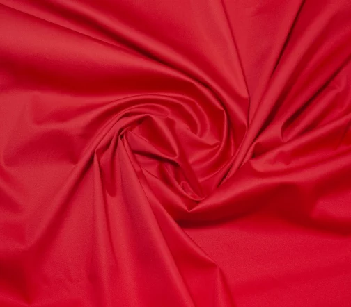 Сатин стрейч атласный, цвет красный, 1551-33