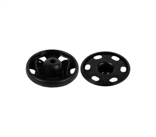 Кнопки пришивные, Koh-i-Noor, 12 мм, металл, цвет черный, 6 шт.