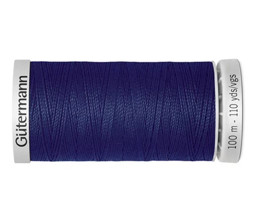 Нить Extra Strong суперкрепкая, 100м, 100% п/э, цвет 339 т.чернильно-синий, Gutermann 724033