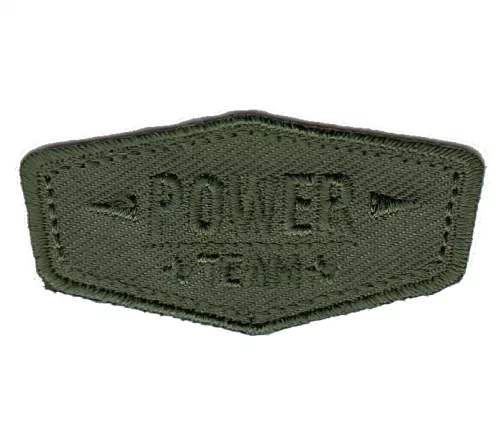 Термоаппликация Marbet "Power Team", зеленый, 5,4 х 2,5 см, арт. 565180.019
