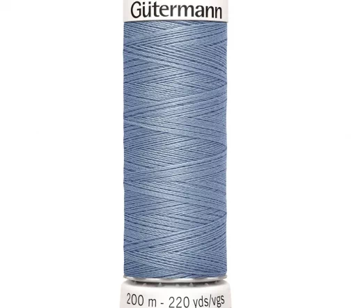 Нить Sew All для всех материалов, 200м, 100% п/э, цвет 064 серый джинсовый, Gutermann 748277