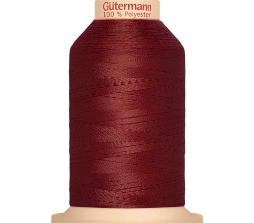 Нить Tera 180 оверлочная, 2000м, цвет 368 бордо, Gutermann 735884